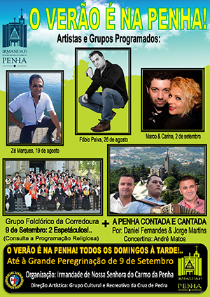 Verão é na Penha - programação até dia 9 de setembro