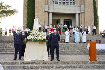 Virgem Peregrina de Fátima no Santuário da Penha