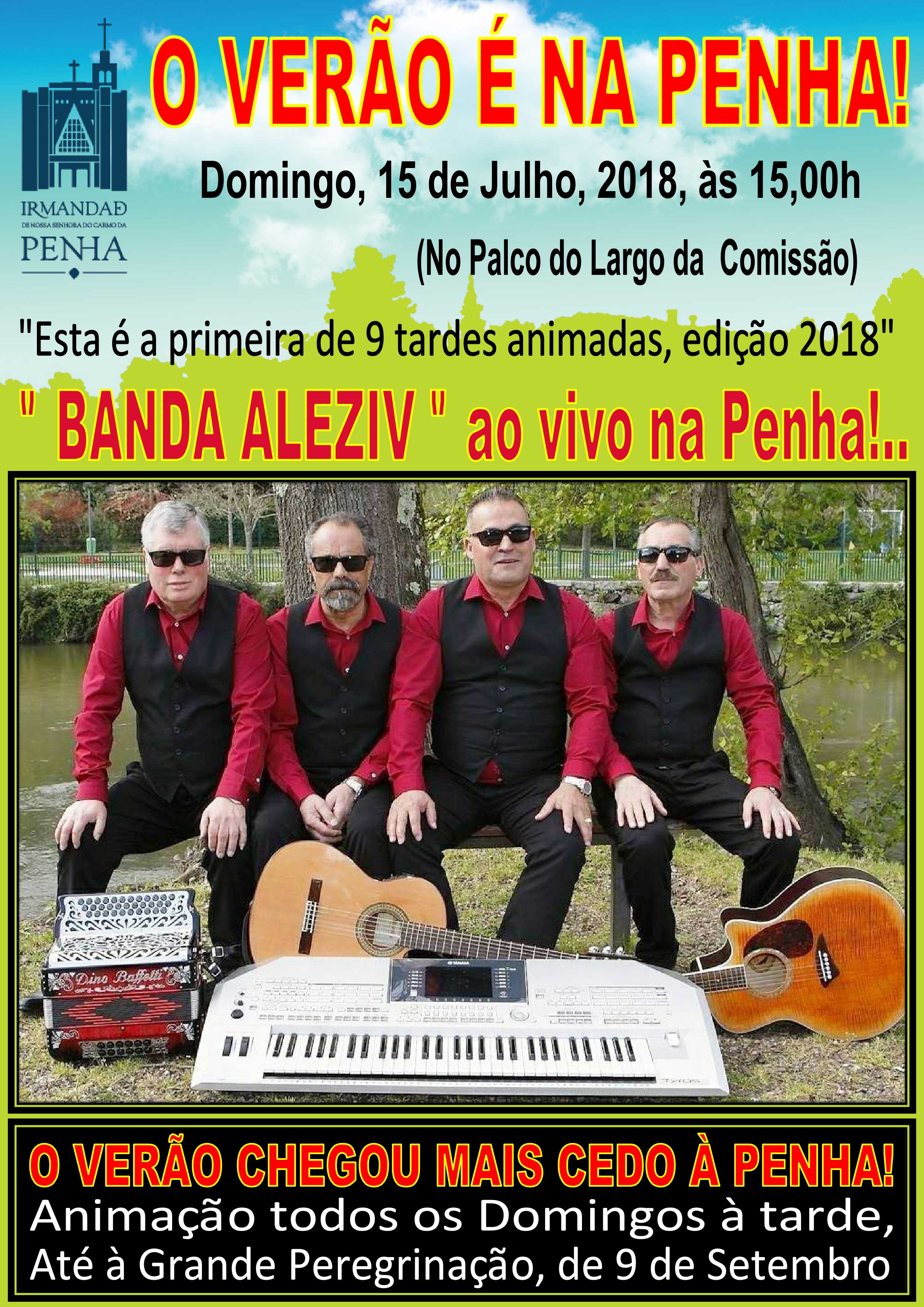 O verão é Penha