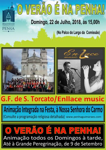 G.F de S. Torcato/Enllace Music na Penha dia 22 de julho